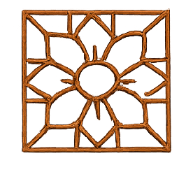 Flower Square Cutout