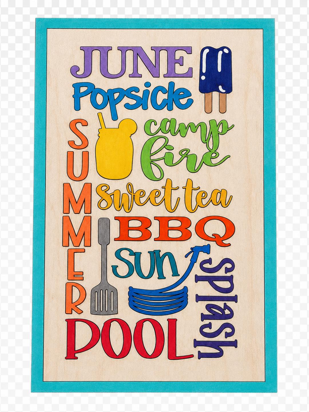 BBQ Wood Sign