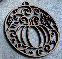 Pumpkin Circle Cutout