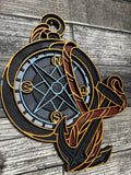 Compass Wood Sign