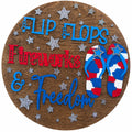 Fourth of July Wood Sign