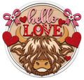 Hello Love Wood Sign