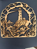 Rocks Lighthouse Cutout