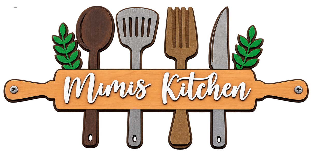 Mimis Kitchen Wood Sign