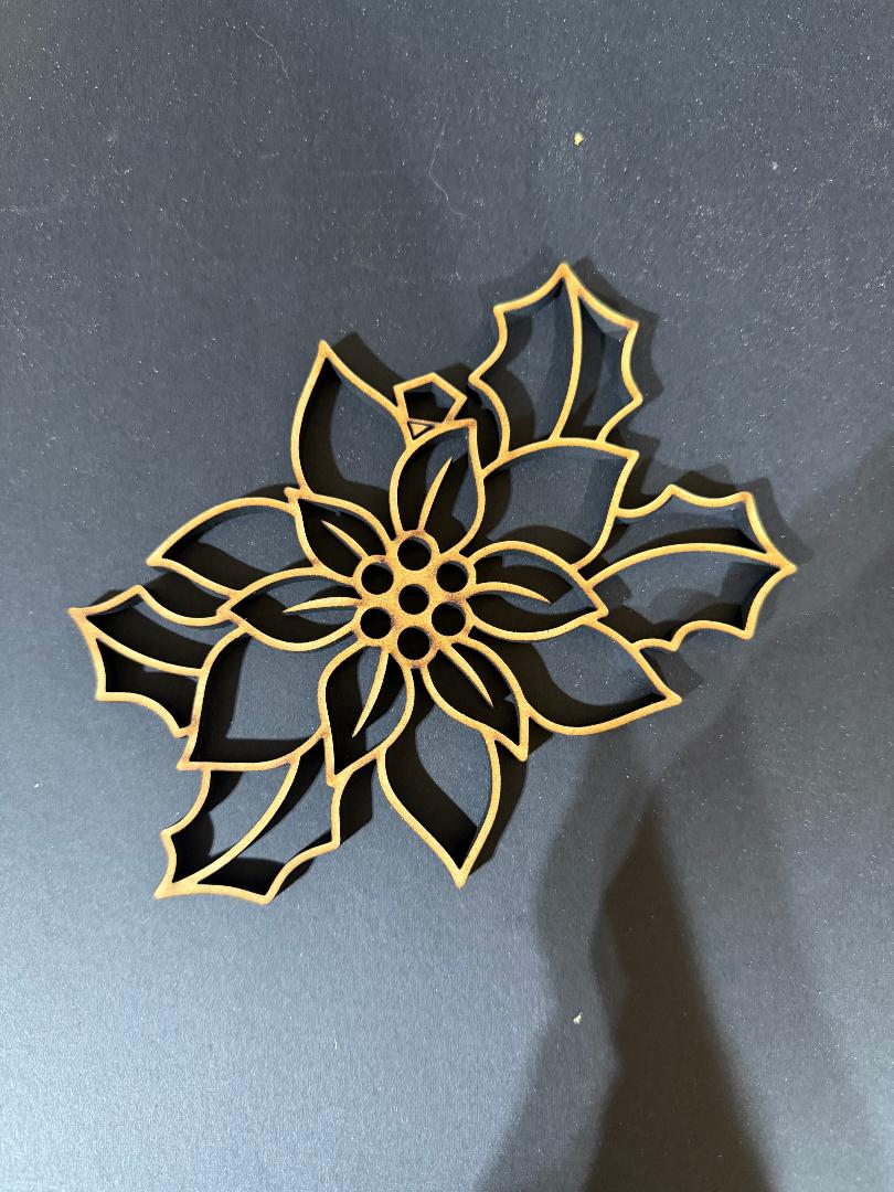 Pointsetta Cutout