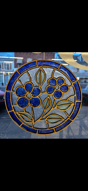 #1- 6 Inch MDF Shape For Stained Glass