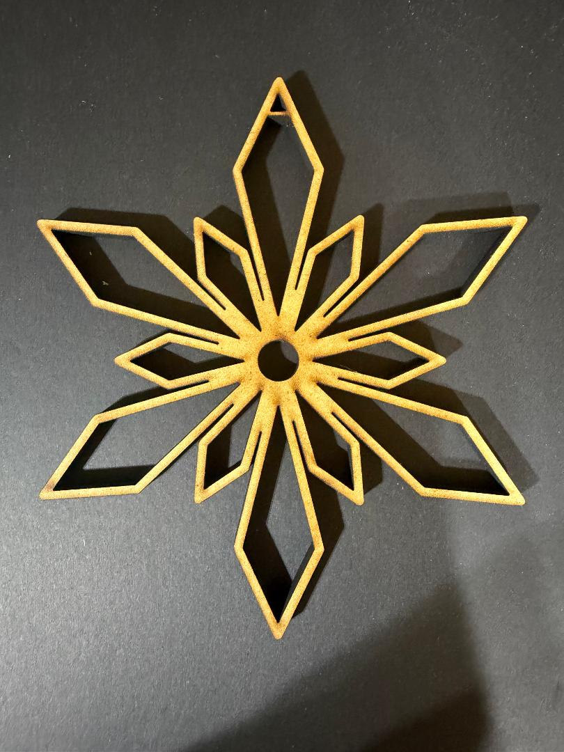 Pointy Snowflake Cutout
