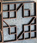 Little Squares Tile Cutout