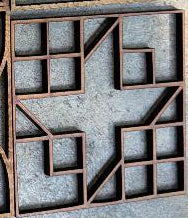 Little Squares Tile Cutout