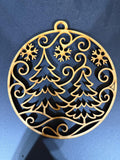 Christmas Tree Circle Cutout