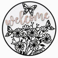 Welcome Flowers and Butterflies